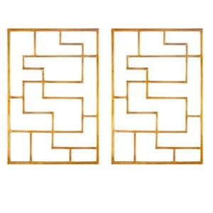 Quaid Gold Framed Wall Art